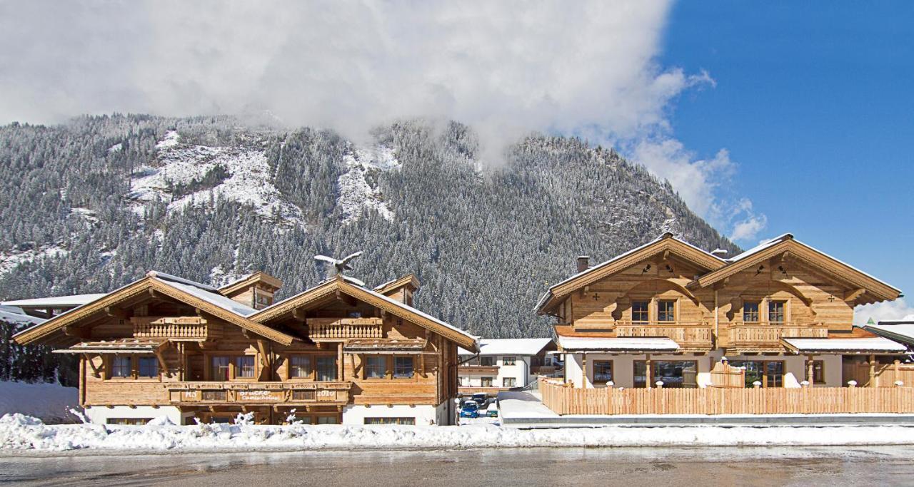Alpenchalet Brücke Mayrhofen Kamer foto